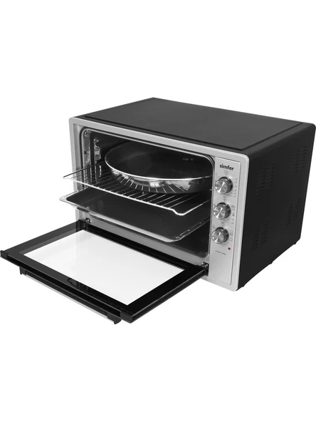 Simfer 7003 Turbo 70 lt Inox Midi Fırın - 4