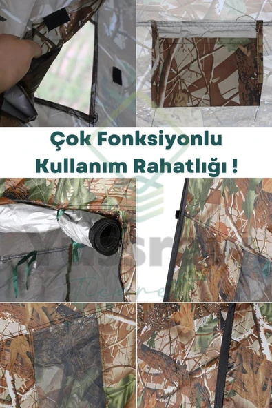 Yussraw Çok Amaçlı Kamp Alanı Duş Giyinme Wc Prova Kabini - 4