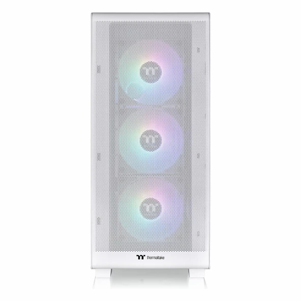 Thermaltake S250 TG 750W 80+ Bronz USB 3.2 ARGB eATX Mid Tower Beyaz Kasa - Resim 2