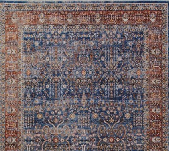 Gabardin Halı 7/24 Serisi 1154 Lacivert Salon Oturma Yatak Odası Halısı - Resim 2