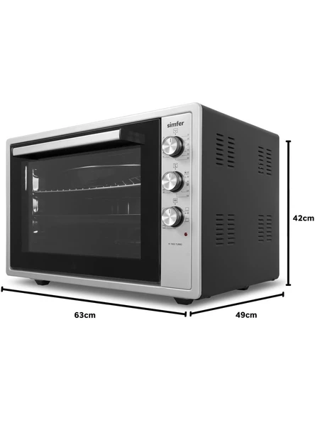 Simfer 7003 Turbo 70 lt Inox Midi Fırın - 10