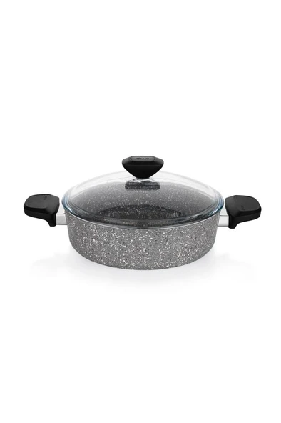 Etna Yanmaz Yapışmaz Tencere Seti 7 Parça-gri - Resim 5