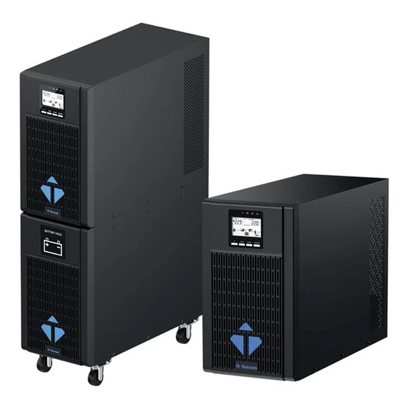 <![CDATA[TESCOM 10KVA NEOLINE ONLINE 1/1F LCD EKRAN UPS 16x 12V 9 Amper]]>