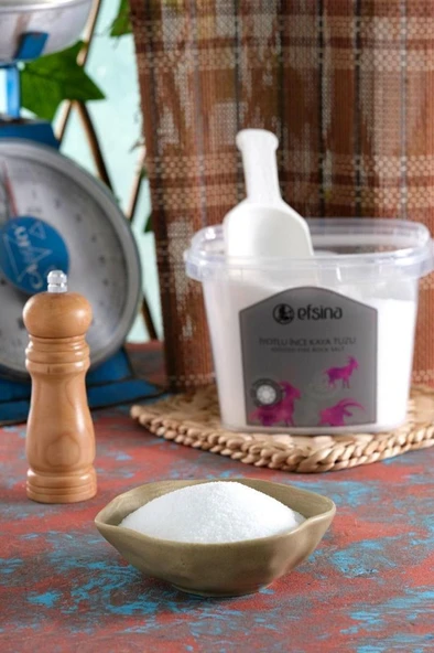 Efsina Iyotlu Ince Kaya Tuzu 2 kg - Resim 4