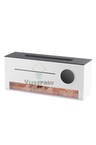 Yussraw Yeni Saat Alarm Göstergeli 260 ml Kapasiteli Taşlı Aroma Yayıcı Hava Nemlendiricisi - 8