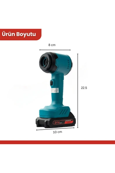 Yussraw Yeni Araç Içi Süpürge 2 In 1 16000pa 3 Kademeli Vakumlu Üflemeli Araç Süpergesi Pro-hl-126 - 2