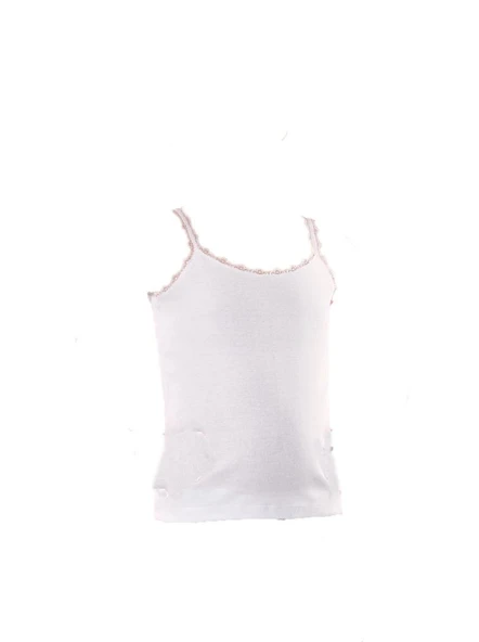 6 Adet Anıt Ribana Kız Çocuk Dantelli İp Askılı Atlet 4526 ürün görseli