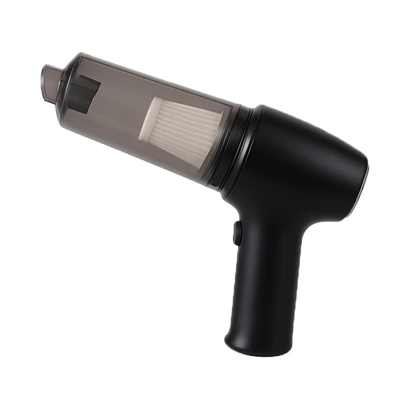 Mega Oto Market Vakumlu Ve Üflemeli Mini Araç Süpürgesi El Süpürgesi Şarjlı - 2