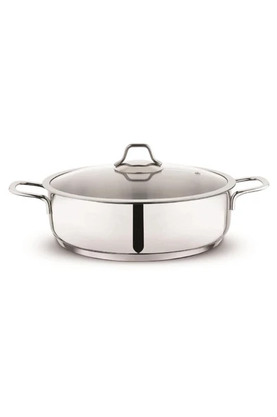 Held Çelik Basık Tencere 24 Cm 2 Parça-Inox - Resim 2