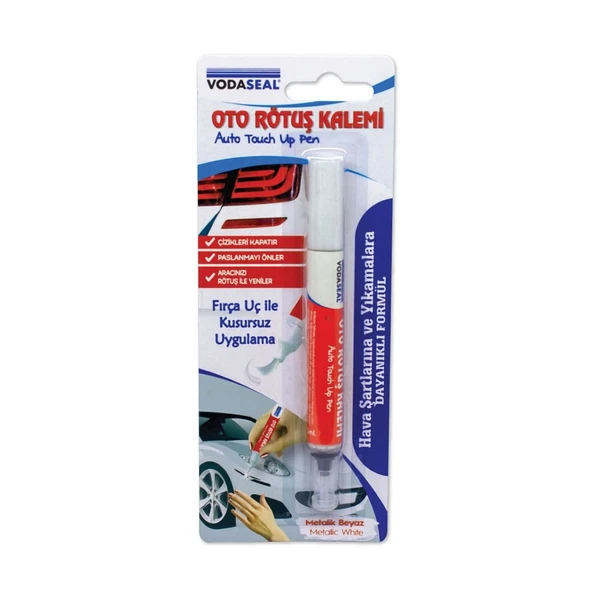Vodaseal Oto Rötuş Kalemi Metalik Beyaz 5 ml ürün görseli