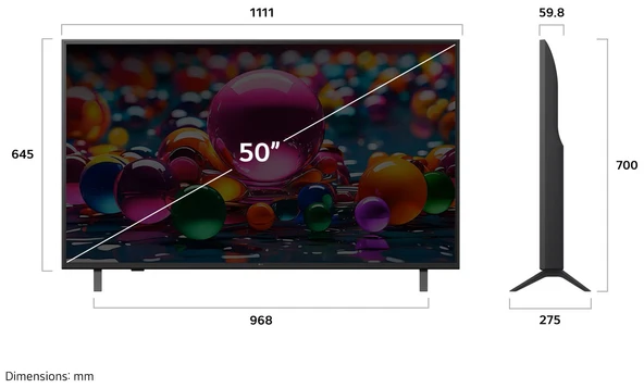 LG 50UA85006LA 4K Ultra HD 50" 127 Ekran Uydu Alıcılı webOS Smart LED TV - 2