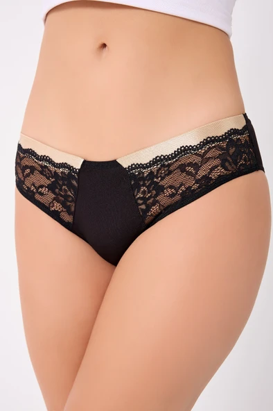 DANTELLİ BİKİNİ KESİM KADIN KÜLOT ürün görseli