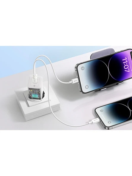 Baseus GaN5 Pro 40 W Beyaz Hızlı Şarj Adaptörü - 2