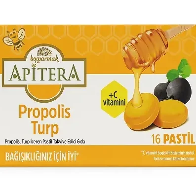 APITERA PROPLIS KARA TURP 16 PASTİL - 1