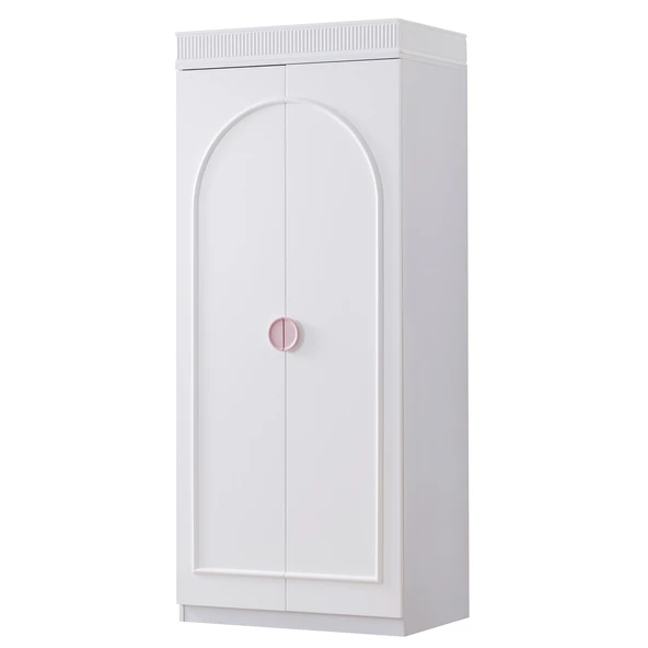 Gardırop, Dolunay 2 Kapaklı Dolap - Beyaz ürün görseli