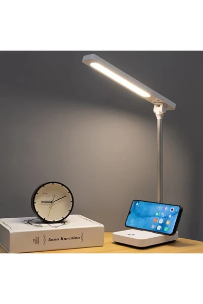 Yussraw 3 Kademe Dokunmatik Sağ Sol Dönebilen Led Çocuk Odası Çalışma Ofis Masa Lambas - 3