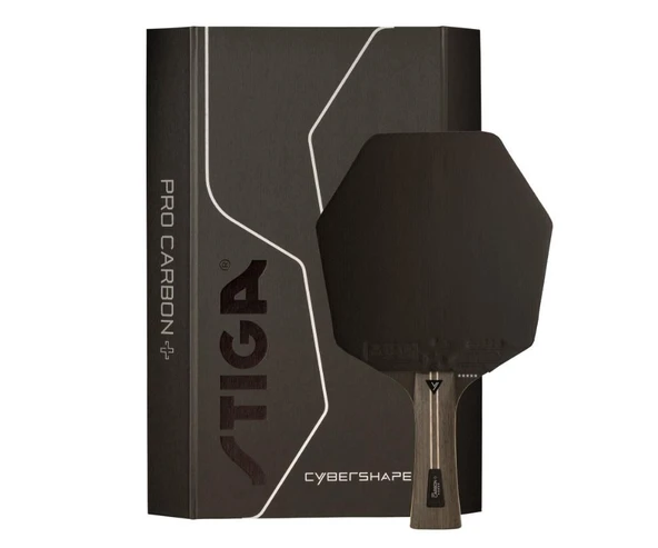 Stiga Bat Pro Carbon Plus Cybershape 5 Star Masa Tenisi Raketi 1215-0401-35 - 1
