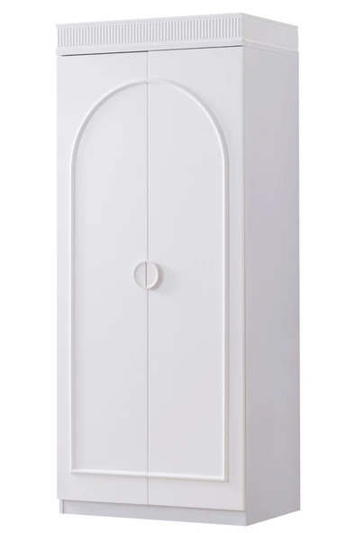 Gardırop, Dolunay 2 Kapaklı Dolap - Beyaz ürün görseli