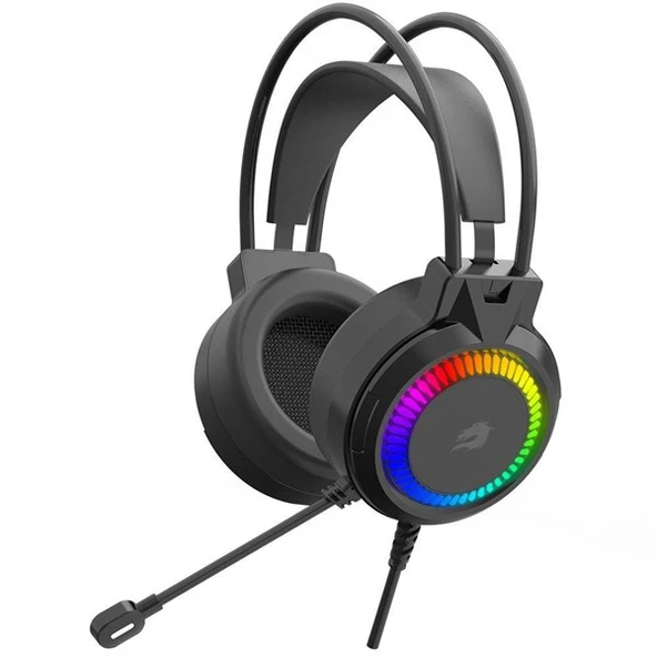 <![CDATA[GameBooster HAMMER 7.1 Rainbow Siyah Gaming Kulaklık H02B]]> - 2