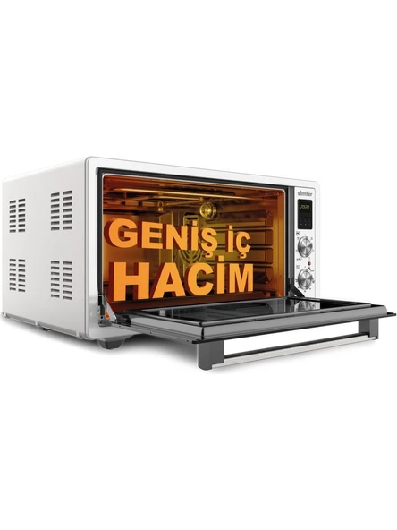 Simfer 7003 Turbo 70 lt Inox Midi Fırın - 5