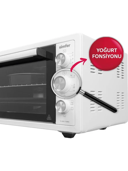 Simfer 7003 Turbo 70 lt Inox Midi Fırın - 8