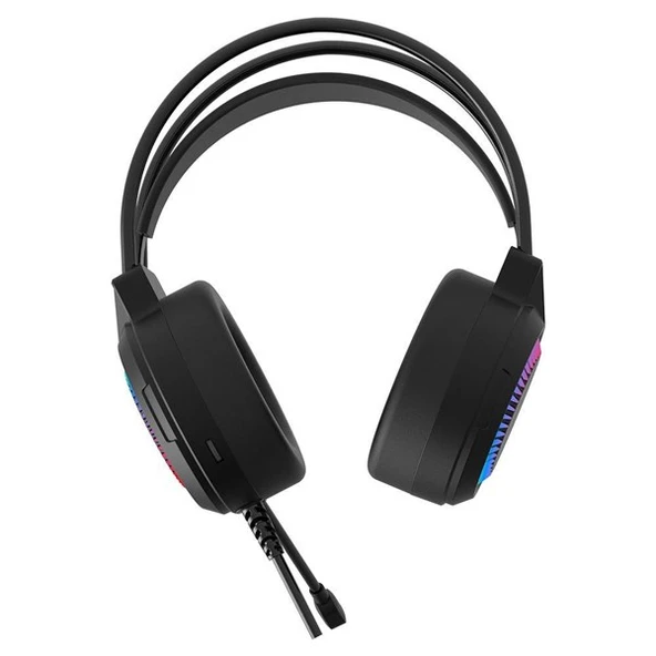 <![CDATA[GameBooster HAMMER 7.1 Rainbow Siyah Gaming Kulaklık H02B]]> - 4