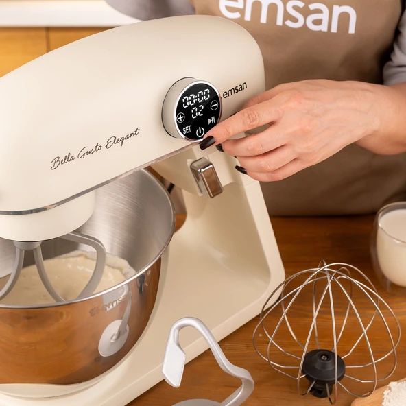 Emsan Bella Gusto Elegant Stand Mikser Krem - 2