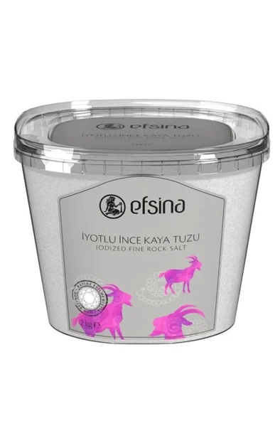 Efsina Iyotlu Ince Kaya Tuzu 2 kg ürün görseli