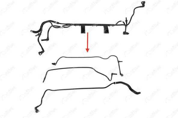 Fiat Yakıt Boru Takımı (3 Boru Plastıksız) Doblo 1,3 Multıjet 00>05 - Nifea 15082 ürün görseli