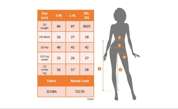 Kadın Yüksek Bel çapraz Bel şerit Detay Dalgıç Tayt - Resim 6