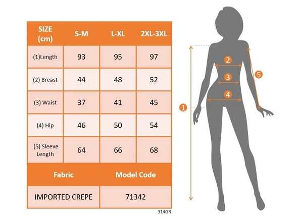 Kadın Uzun Kollu Kruvaze Yaka Beli Düğme Detay Krep Elbise - Resim 6