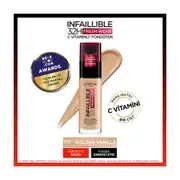 Loreal Paris Uzun Süre Kalıcı Fondöten - Infaillible 24h Fresh Wear 120 Vanilla 30 ml