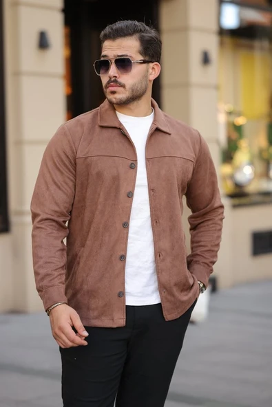 Erkek Süet Ceket Gömlek ürün görseli