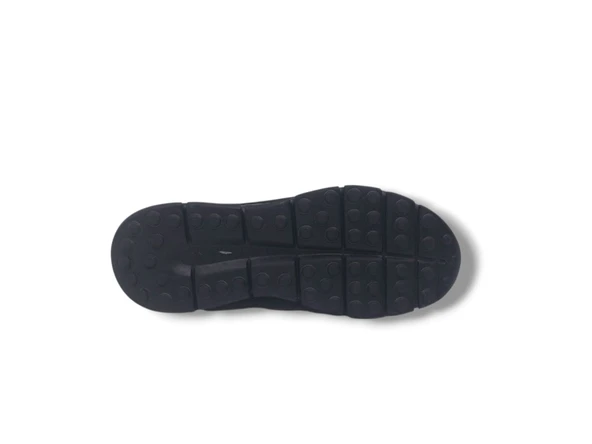 Modesa 285 Erkek Siyah Crazy Deri Lastik Bağcıklı Poli Taban ( Hafif ) Ayakkabı - Resim 5