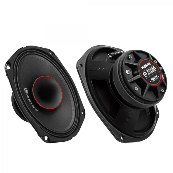 Reis Audio Rs-m69hs 6x9 Oval Horn Midrange 300 Watt Maximum Power - 2