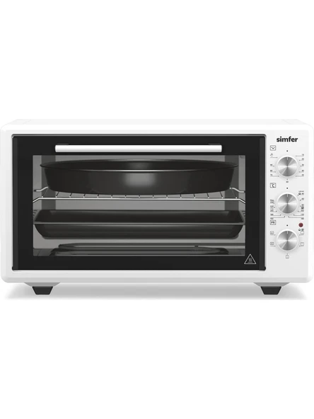 Simfer 4546 45 lt Beyaz Turbo Midi Fırın - 1