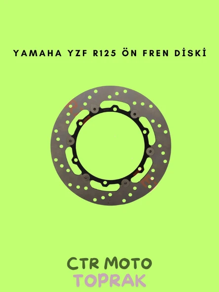 Yamaha YZF R125 Ön Fren Diski – Delikli Soğutmalı Çelik Disk ürün görseli 1
