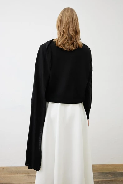 Bella Şal Detaylı Trirko Kazak Terzi Dükkanı - Resim 11