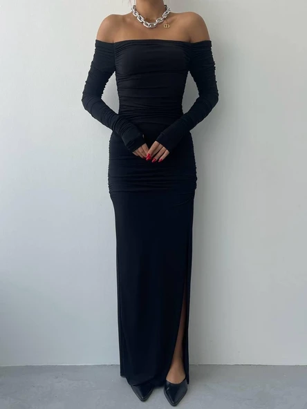 Vasco Madonna Drapeli Elbise - Resim 2