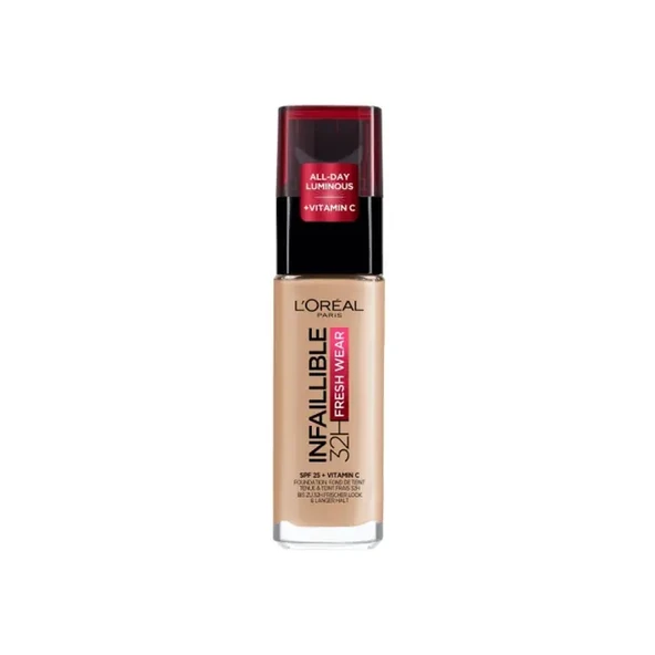 Loreal Paris Infaillible 32H Fresh Wear C Vitaminli Fondöten - 125 Natural Beige - 2