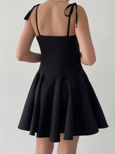 Clara Askılı Mini Elbise - Resim 2