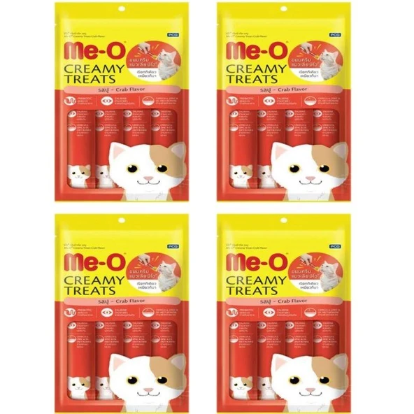 Me-O Yengeçli Kedi Ödülü 60 gr (4 Paket) ürün görseli 1