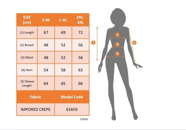 Kadın Uzun Kollu V Yakalı Salaş Ithal Krep Bluz - Resim 7