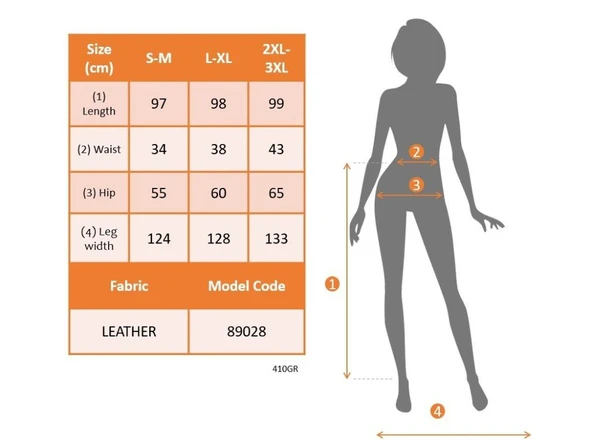 Kadın Yüksek Belli Maxi Deri Kemersiz Etek - Resim 5