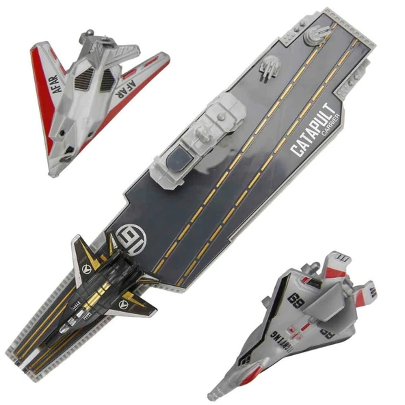 Fırlatma Rampalı Askeri Uçak Gemisi Seti - T063 - 4