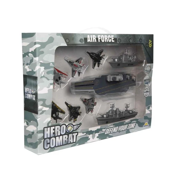 Air Force Fırlatma Rampalı Askeri Uçak Gemisi Seti - T064 - 4