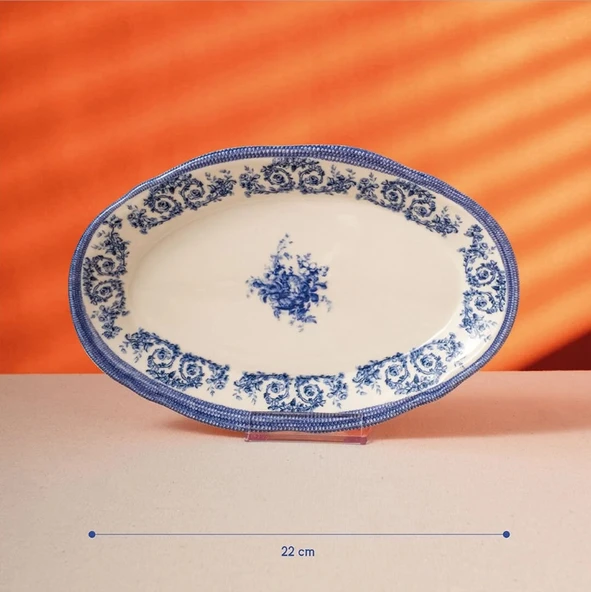 Fecra Majestic Blue 2'li Kayık Tabak - 3