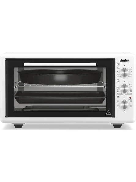Simfer 4546 45 lt Beyaz Turbo Midi Fırın - 2