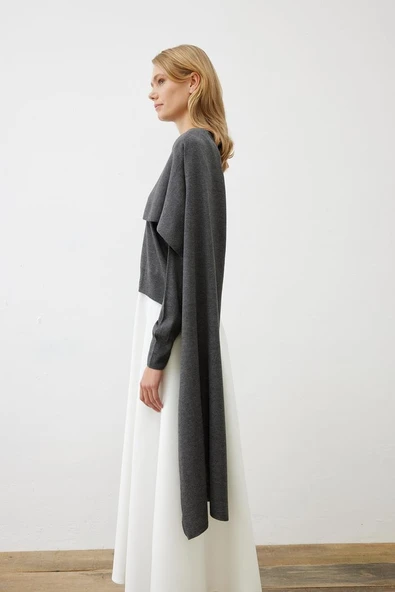 Bella Şal Detaylı Trirko Kazak Terzi Dükkanı - Resim 6