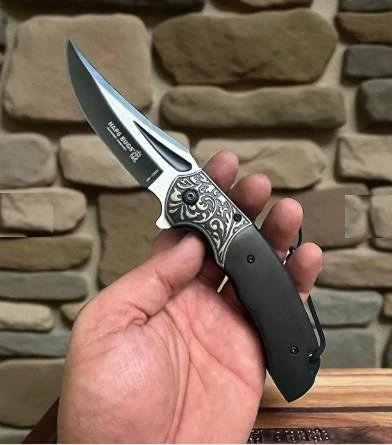 Hançer Çakı Maun Deri İpli - Resim 3